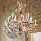 Burchio Venetian Style 12+6-Light Chandelier